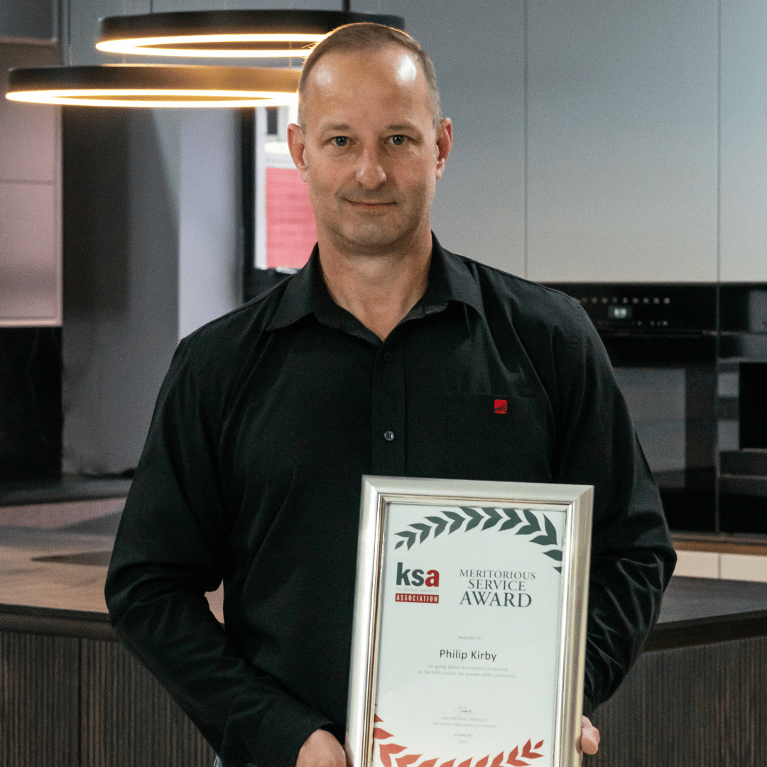 Easylife Kitchens' MD, Philip Kirby, receives KSA Meritorious Service Award  | Easylife Kitchens