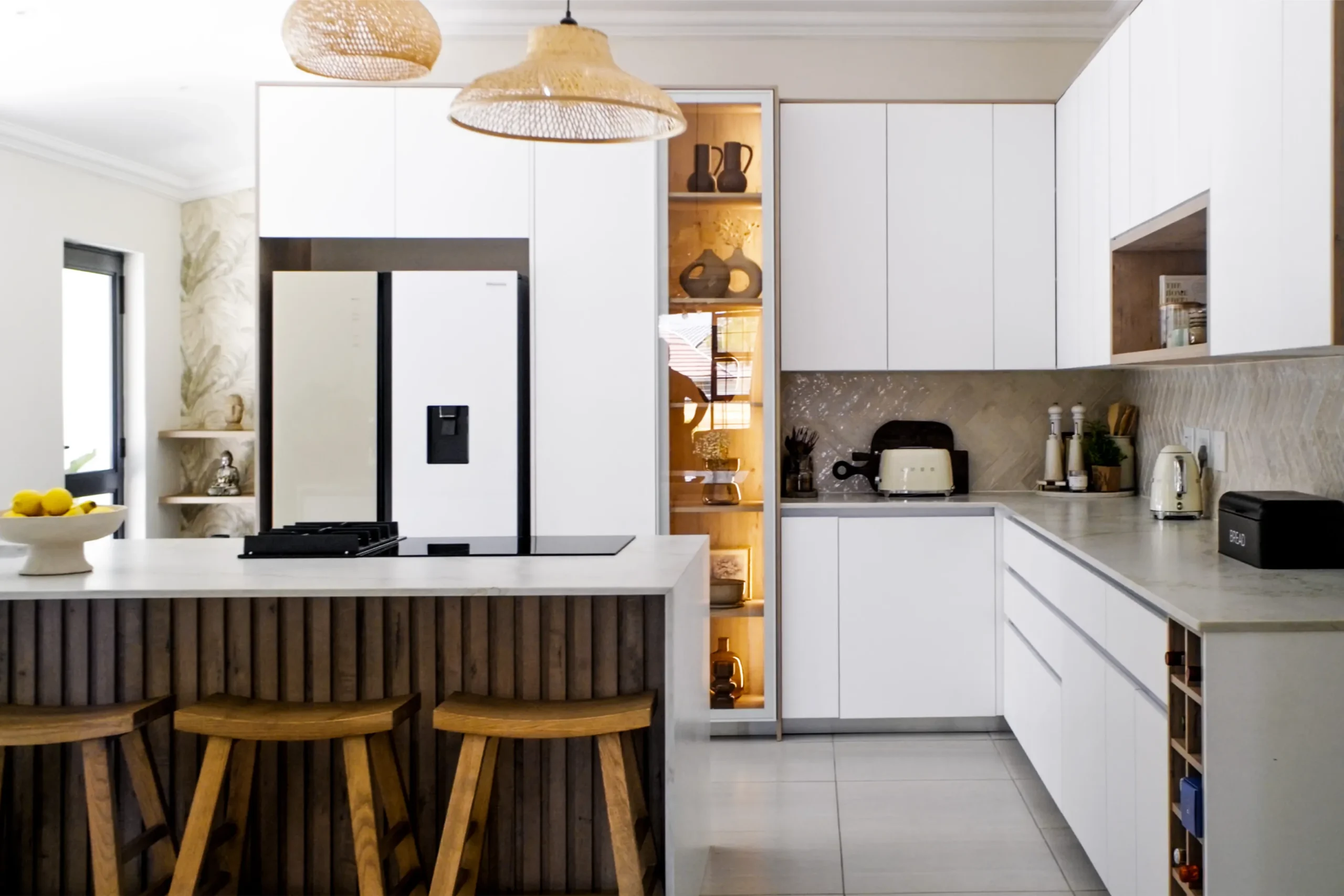Babalwa and Zola knew they wanted a kitchen that sparks inspiration at every corner, but at the same time was modern for their home they were renovating and something that could grow as their family grew.